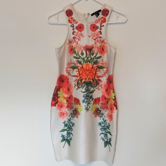 Forever 21 Dresses & Skirts - Forever 21 Floral Racerback Bodycon Dress Size M
